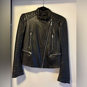 Zara Faux Leather Jacket - Size Medium Women's moto style